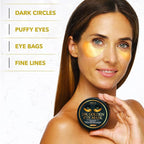 Arvesa Under Eye Mask for Dark Circles and Puffiness, 24k Gold Under Skincare - Image 2