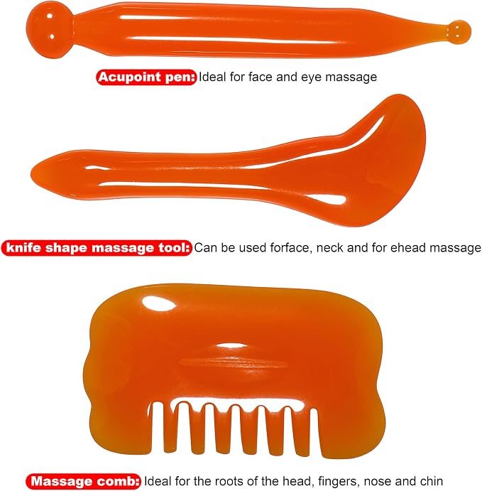 Reflexology Socks with Beginner Acupoint Massage Tools Set of 5 - Image 3