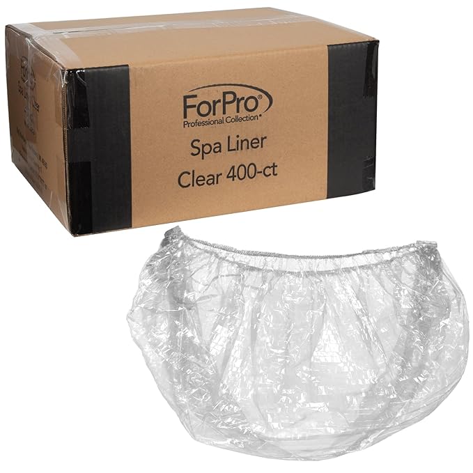 ForPro Professional Collection Spa Liners, Fit All Pedicure Spas, Disposable by ForProProfessionalCollection