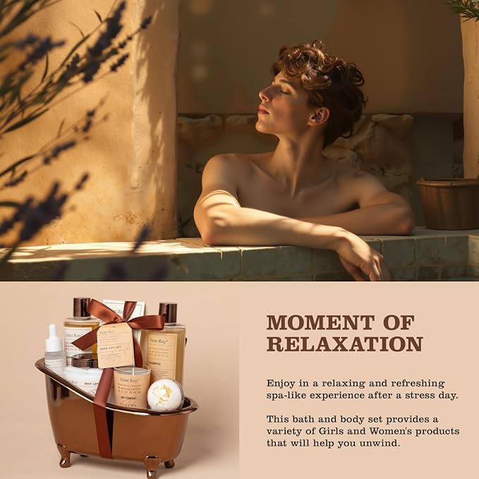 Fathers Day Gifts for Men Dad Birthday Gifts Spa Kit Cedar & Bergamot Scents - Image 6