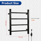 Heated Towel Racks for Bathroom, Hot Towel Warmer 4 Bars - Image 6