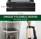 Foldable Bamboo Bathtub Caddy Tray Expandable - Image 4