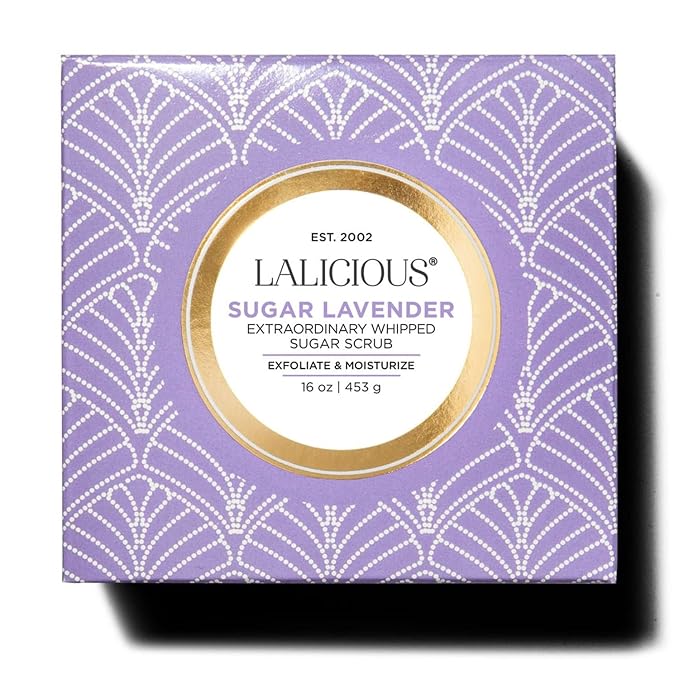 LALICIOUS Sugar Lavender Exfoliating & Moisturizing Body Scrub | Sugar & - Image 7