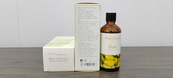 PHATOIL 3.38FL.OZ Pear Fragrance Oils - Image 8