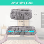Microfiber Spa Headband 3-Pack, Soft Terry Cloth Headband - Image 6