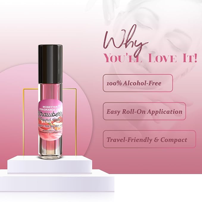 MOBETTER FRAGRANCE OILS Strawberry Pound Cake Perfume body oil fragrance - Image 3
