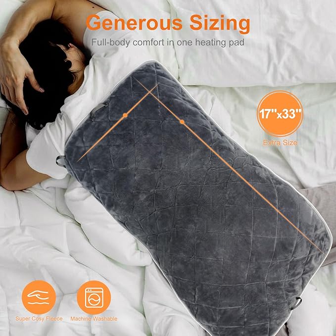 Weighted Heating Pad for Back & Cramps Relief - Image 7