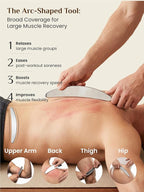 Rena Chris Muscle Scraper Tool Set, Stainless Steel Body Gua Sha - Image 4