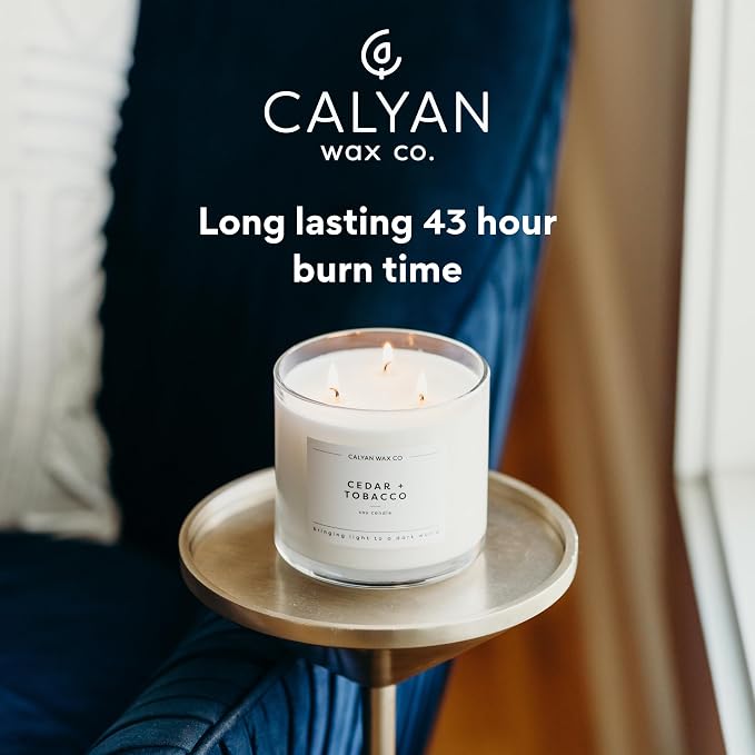 Calyan Wax Co. Home & Holiday 3 Wick Scented Candle - Image 4