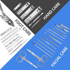 Manicure Set 30 in 1 Fingernail Clipper Set, Manicure Kit, Pedicure Kit - Image 6