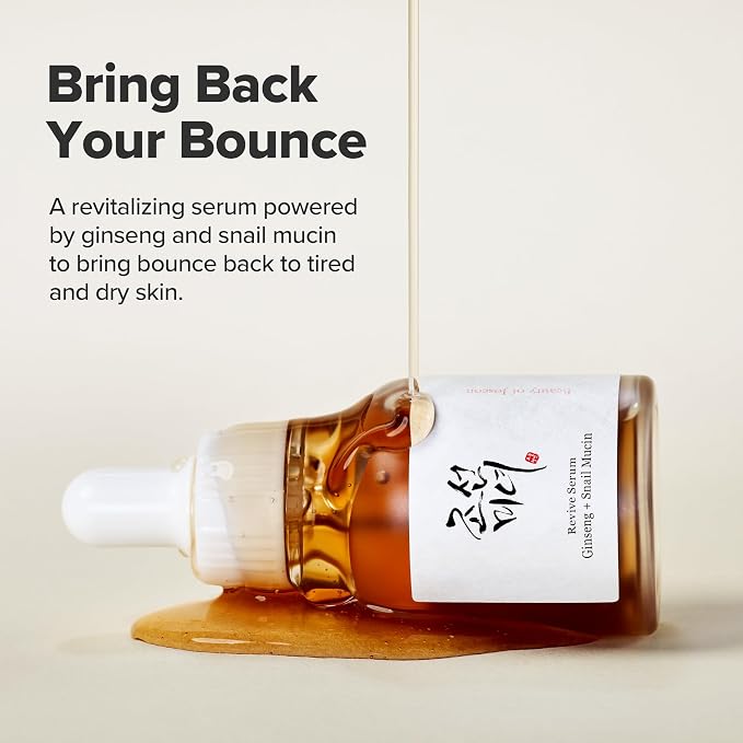 Beauty of Joseon Revive Snail Mucin Ginseng Serum Hydrating Peptide Facial - Image 3