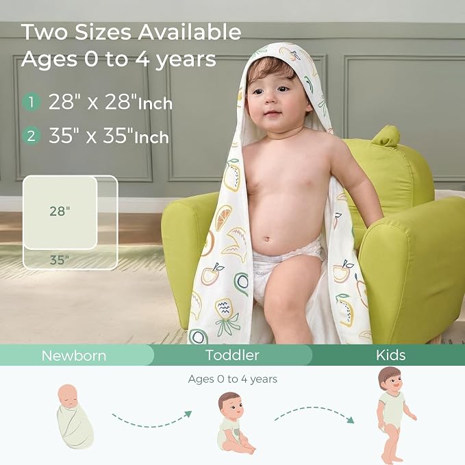 Momcozy Baby Towel with Hooded - Image 2