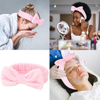 CIEHER 8 Pcs Pink Spa Headbands - Image 3