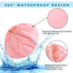 Jumbo Size Shower Cap 2 PCS Waterproof Shower Caps - Image 5