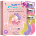 AILEORY Under Eye Patches for Dark Circles, Fine Lines, Eye Mask Set by AILEORY
