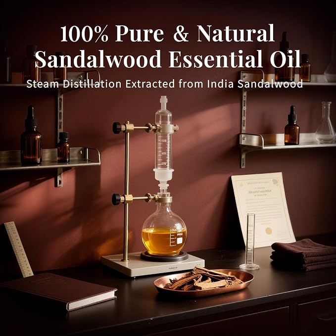 SU JUABA Sandalwood Oil 4 Fl Oz, 100% Natural Aromatherapy Oil - Image 5