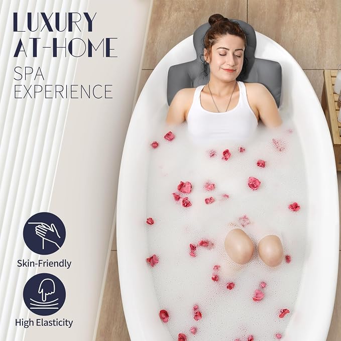 Full Body Bath Pillow for Bathtub, Thick Bathtub Cushion, Luxury Tub Pillow for - Image 2