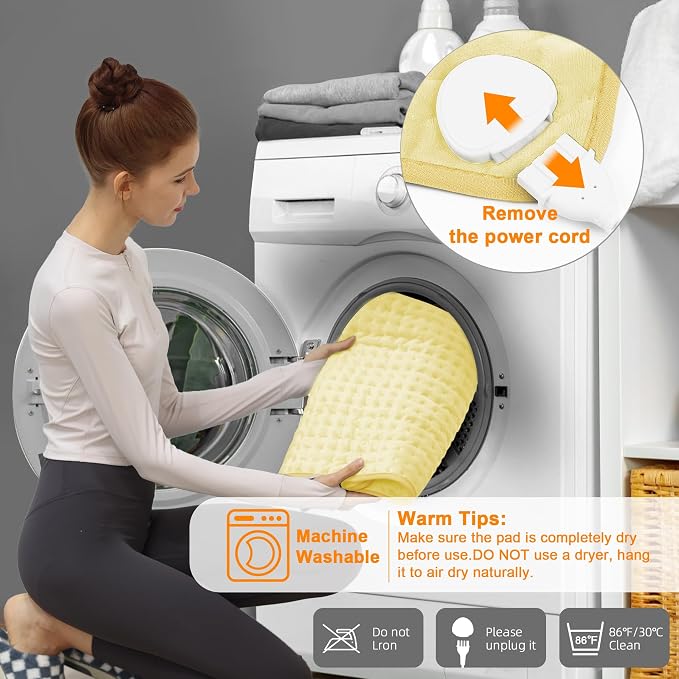 Deepsoon Heating Pad, Electric Heating Pads - Image 6