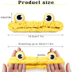 Jowmoy yellow Frog Eye Elastic Headband - Image 2