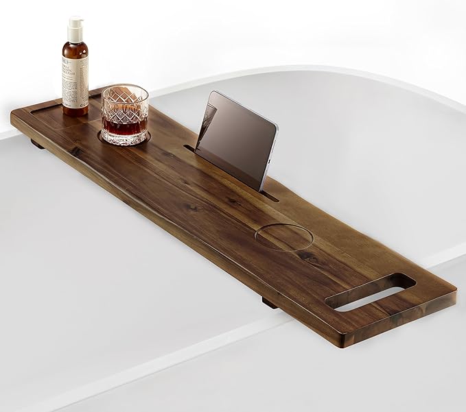 Tinamo Acacia Bathtub Tray Caddy by TINAMO