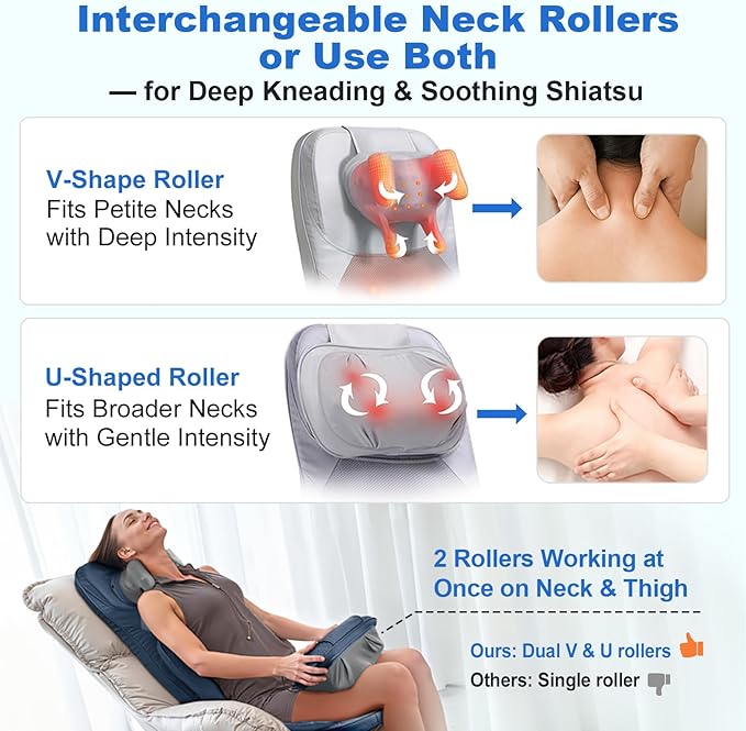 Shiatsu Massage Cushion for Neck and Back - Image 4