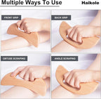enttgo Body Gua Sha Tool Wooden Lymphatic Drainage Tool, Guasha Massage Tools - Image 5