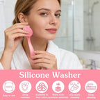4 Pcs Silicone Face Brush Manual Facial Cleansing Brush, Soft Face Scrubber - Image 5