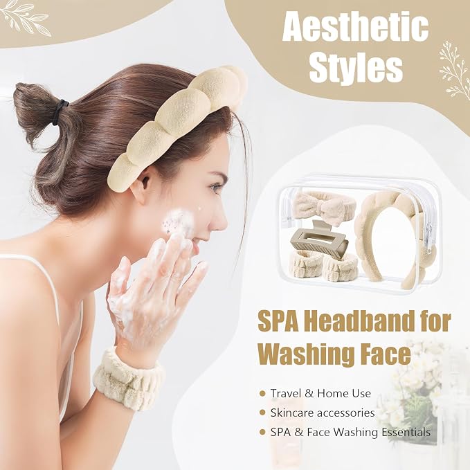 SPA Headbands and Wristband Set - Image 3