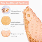 Shower Foot and Back Scrubber Mat, Wall Mounted Shower Foot Scrubber - Image 3