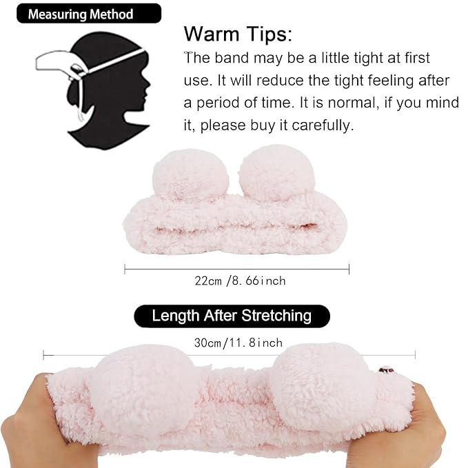WHAVEL 2PCS Spa Headband - Image 6