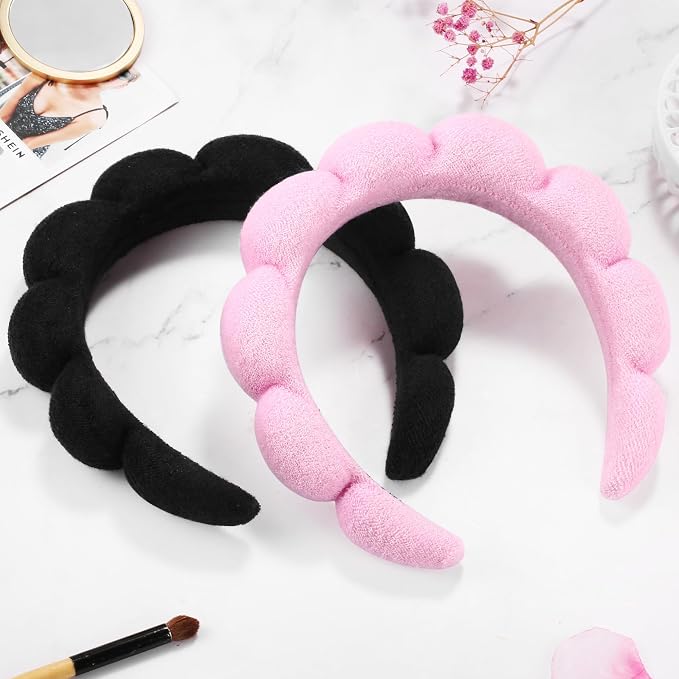 Ztomine Spa Headbands for Washing Face or Facial, Terry Cloth Headband Wash - Image 6