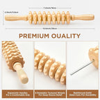 Wooden Cellulite Massage Roller - Image 2