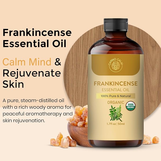 Frankincense Essential Oil | USDA Certified Organic Frankincense Oil | Woody - Image 3