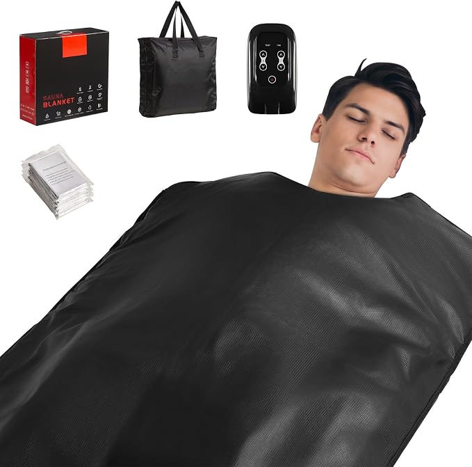Portable Sauna Blanket for Home Use, Full Body Heated Bag by Unknown
