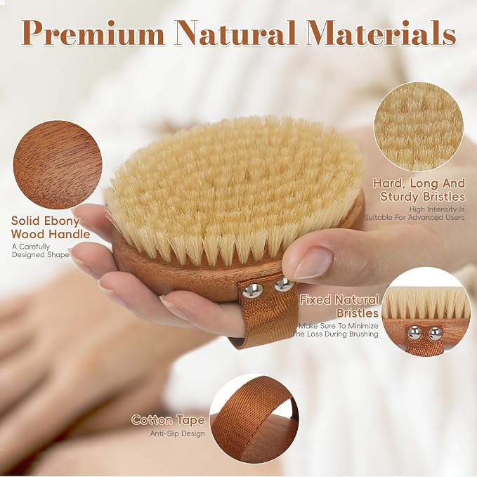 DEBETOOL Dry Brushing Body Brush - Image 4