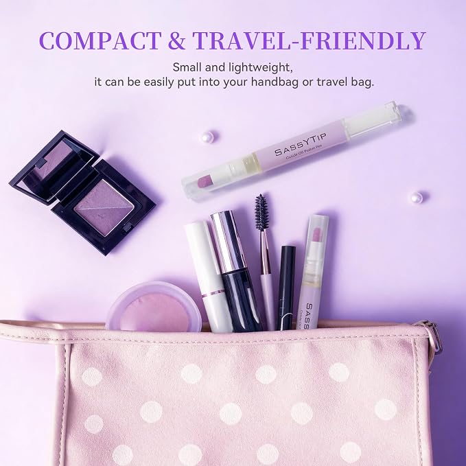 Ceramic Cuticle Pusher & Oil Pen, 2ml Rose/Lavender/Fragrance Free Scented Nail - Image 7
