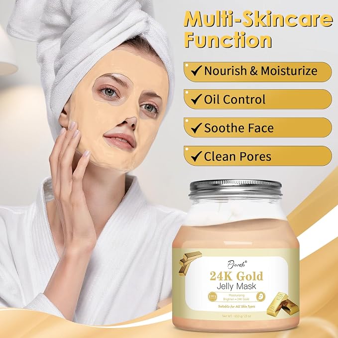 Pjordo Powder Jelly Mask for Facials Professional, Peel Off Facial Mask for - Image 3