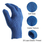2 Pairs Bath Exfoliating Gloves - Image 3