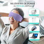 YFONG Heated Eye Mask, Warm Eye Compress Mask - Image 4