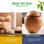 SVA Tea Tree Essential Oil Organic – 2 Fl Oz – 100% Natural Organic Tea Tree Oil - Image 6