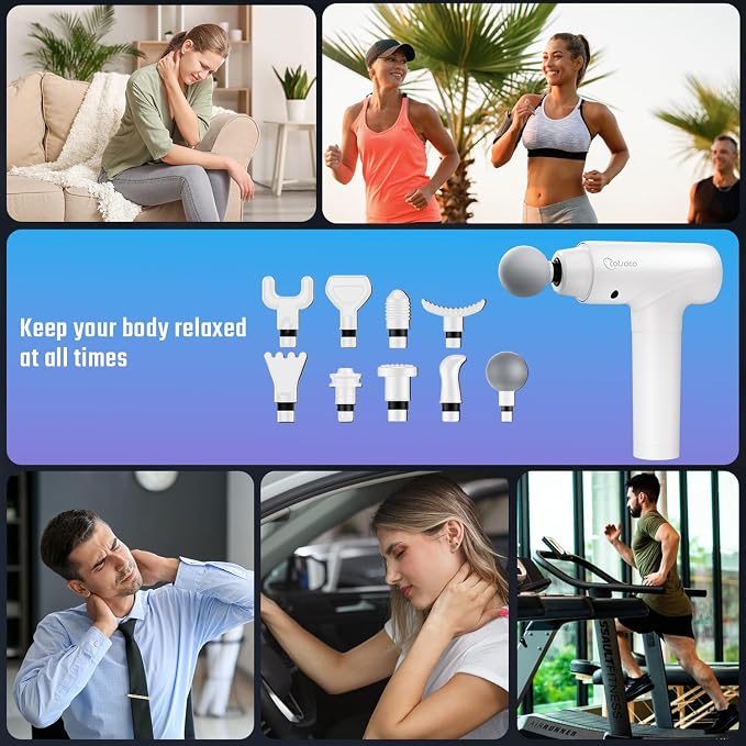 cotsoco Massage Gun Deep Tissue, Muscle Massage Gun Back Massager - Image 8
