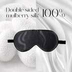 ZIMASILK Adjustable Mulberry Silk Sleep Mask Blindfold 100% Pure Mulberry Silk - Image 3