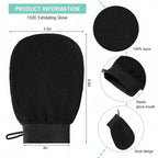 FoldTier 20 Pcs Exfoliating Glove Bulk Summer Exfoliator Mitt Body Scrubber - Image 3