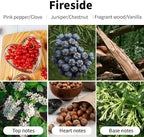 Fireside Scented Candles, 7oz Soy Wax Candle, Long Lasting Aromatherapy Jar - Image 3
