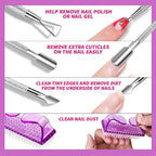 FANDAMEI Nail Polish Gel Remover Tools Kit, 100ml Nail Polish Remover Bottle - Image 4