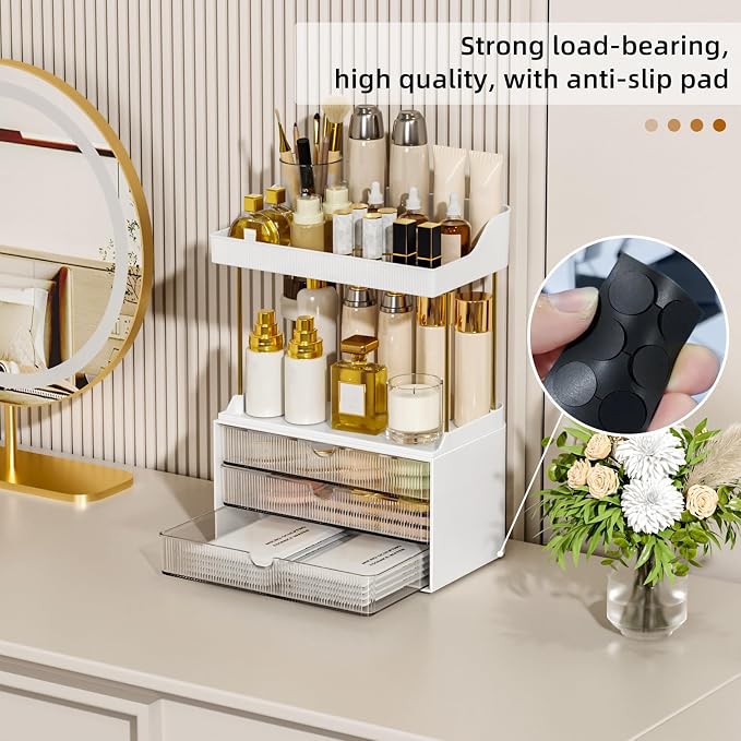 StorBin 2 Sets Makeup Organizer – 5 Tier Bathroom Organizers and Storage - Image 3