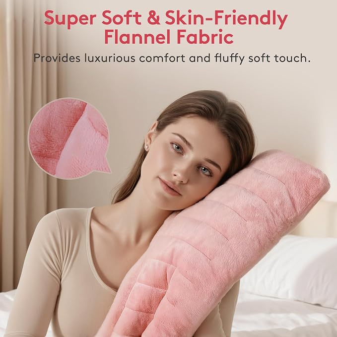 UTK XL Heating Pad for Back, Electric Heat Pad for Period Cramps Pain Relief - Image 3