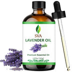 SVA Lavender Essential Oil – 4 Fl Oz – 100% Natural Lavender Oil by SVAORGANICS