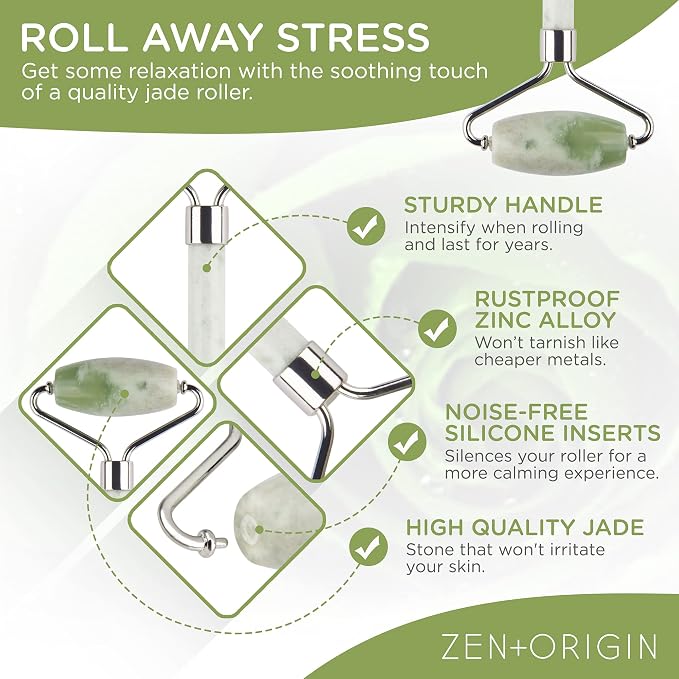 Jade Roller and Gua Sha Set - Image 2