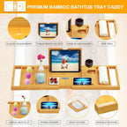 Premium Bathtub Tray Caddy - Image 2